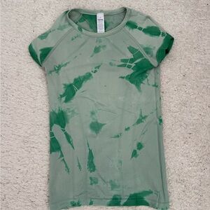 Ivivva Green Tie-Dye Short Sleeve Tee